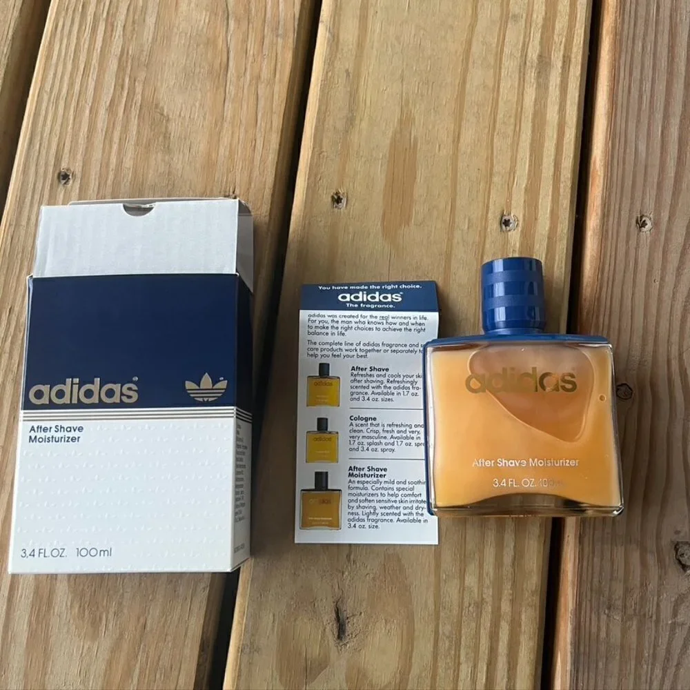 Adidas Vintage After Shave Moisturizer 3.4oz 1986 New in Box